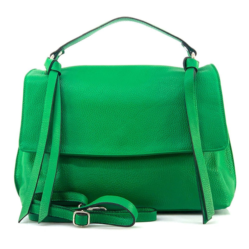 Freestyle Purple Leather Satchel: A Versatile Essential - Leather Italiano