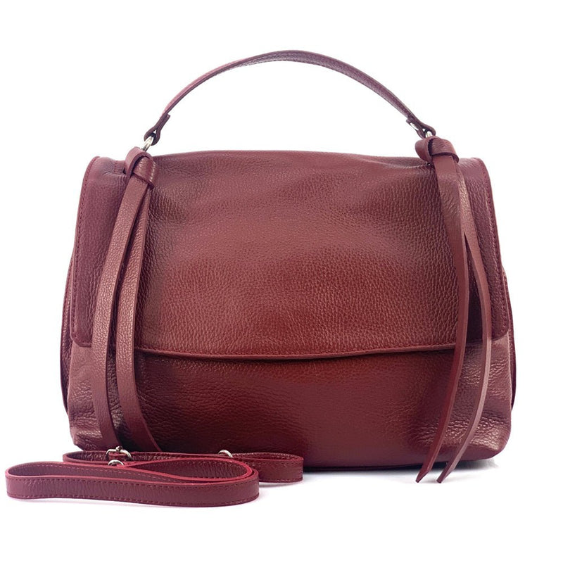 Freestyle Purple Leather Satchel: A Versatile Essential - Leather Italiano