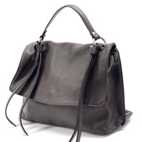 Freestyle Purple Leather Satchel: A Versatile Essential - Leather Italiano