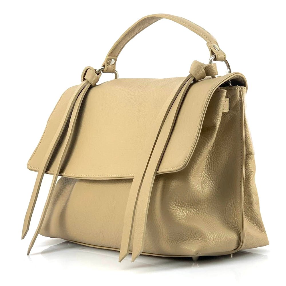 Freestyle Purple Leather Satchel: A Versatile Essential - Leather Italiano