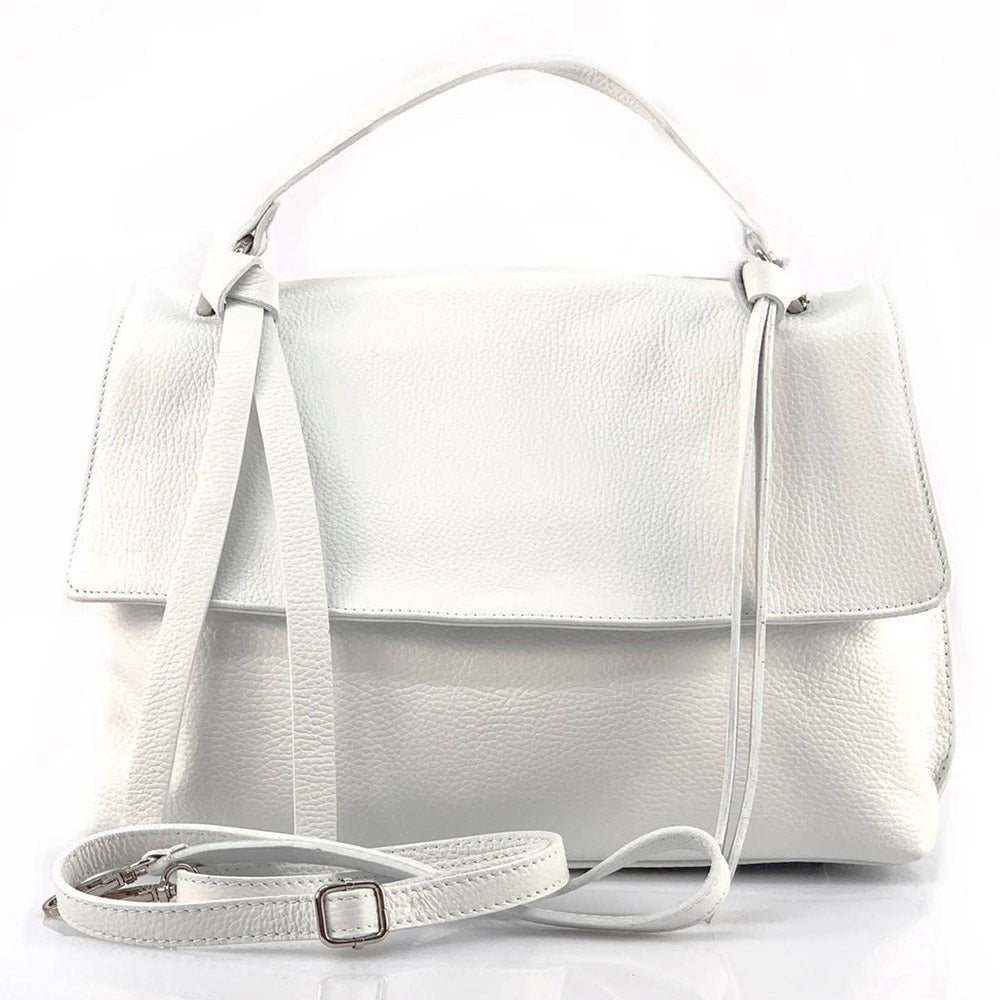 Freestyle Purple Leather Satchel: A Versatile Essential - Leather Italiano