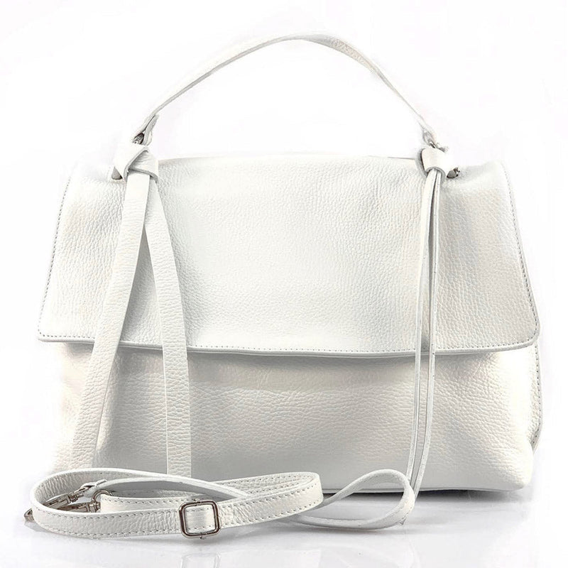 Freestyle Purple Leather Satchel: A Versatile Essential - Leather Italiano