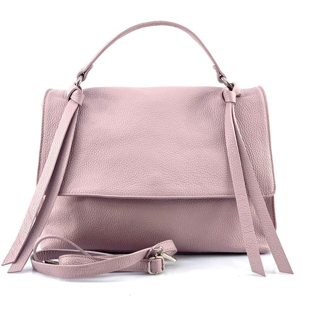 Freestyle Purple Leather Satchel: A Versatile Essential - Leather Italiano