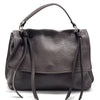 Freestyle Purple Leather Satchel: A Versatile Essential - Leather Italiano